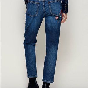 Free‎ People Four Seasons Embroidered Skinny Jeans